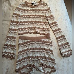 2 Piece Crochet Set NWT
